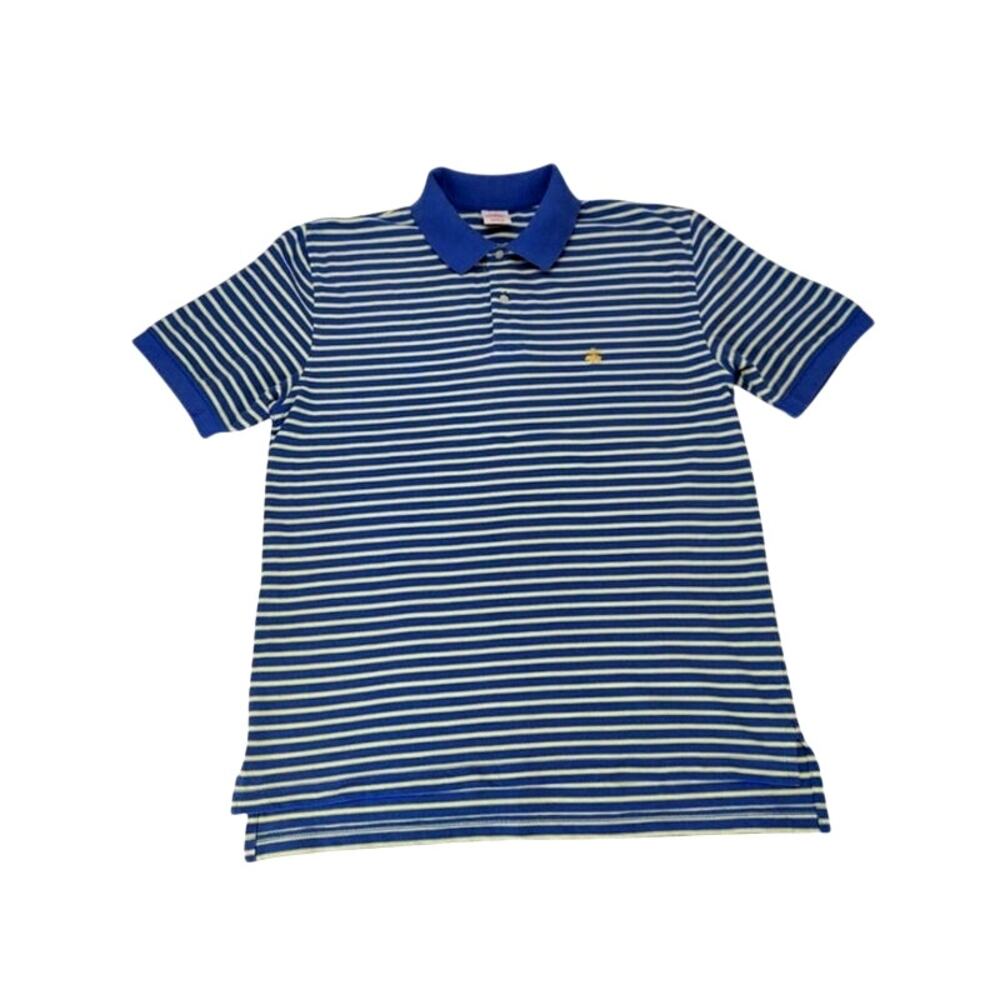 Vtg Brooks Brothers Performance Polo Shirt Mens Small Striped Business Casual